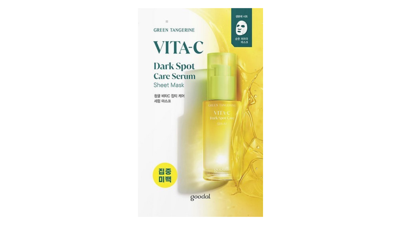 GOODAL Green Tangerine Vita-C Serum Sheetmask